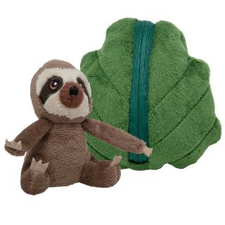Obrázek z Lenochod v listu plyš Re-PET 